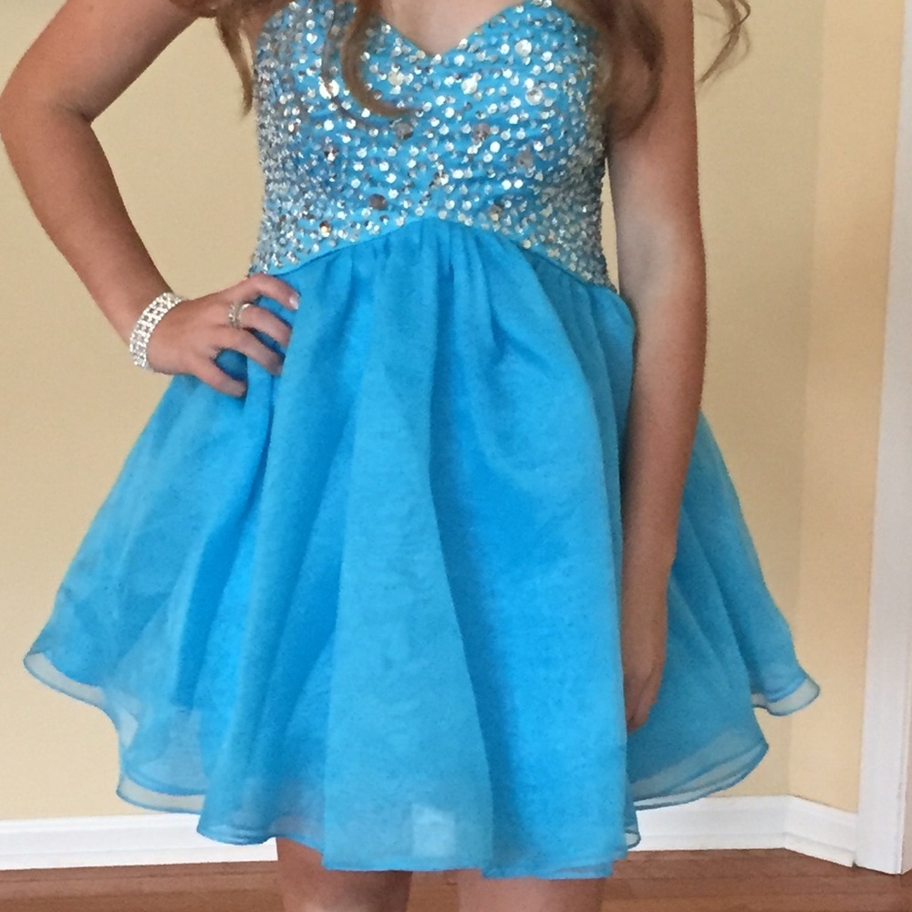 Blue formal dress